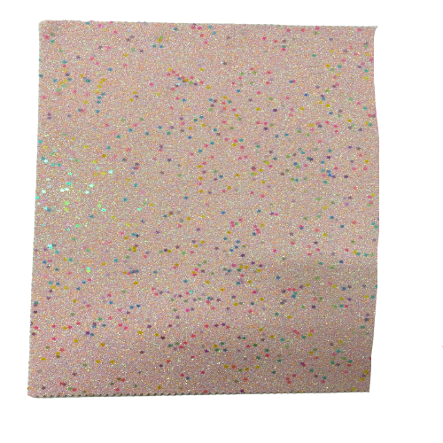Glitter Vinyl Fabric Stardust Iridescent