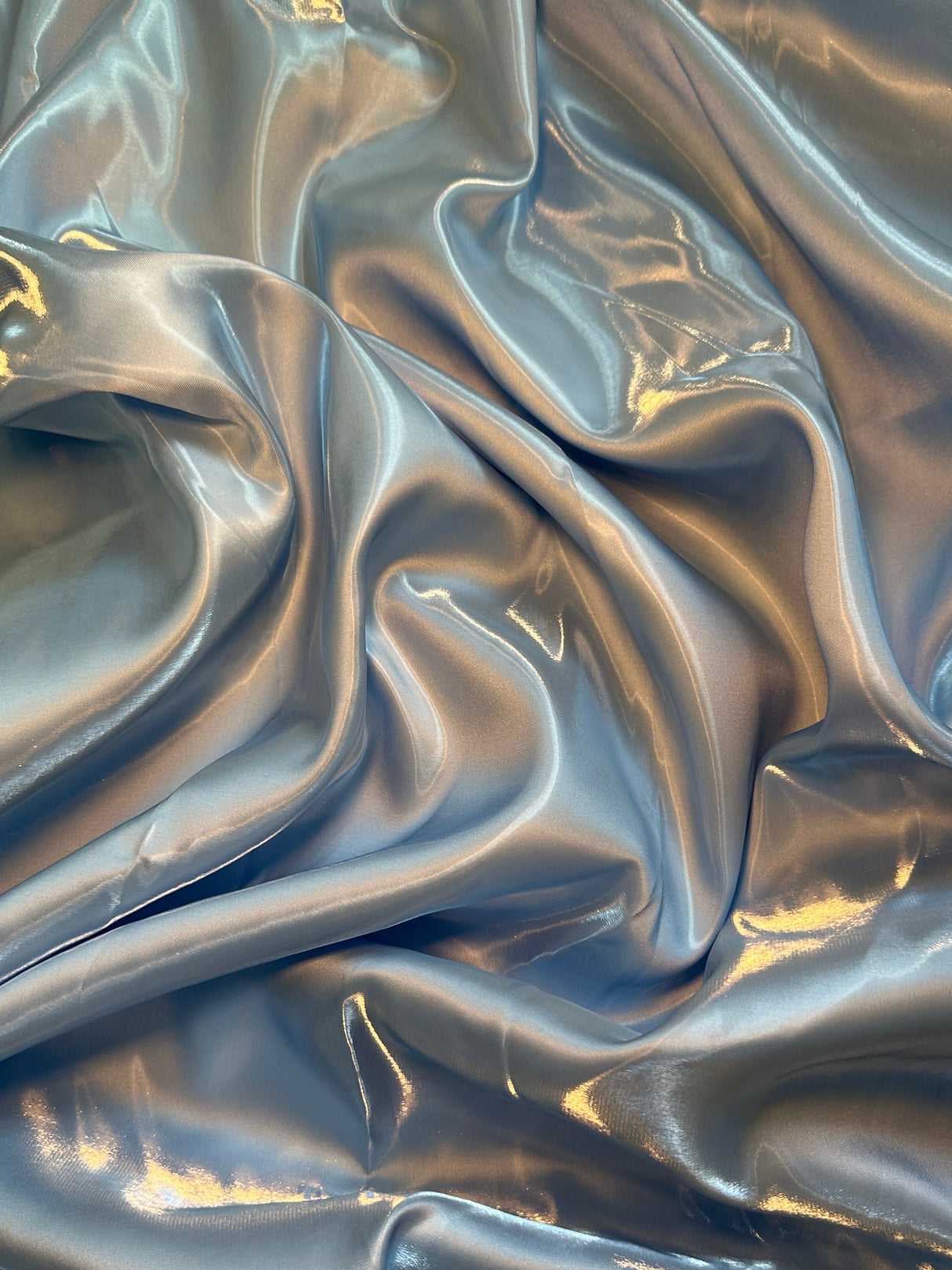 Liquid Bridal Satin Baby Blue