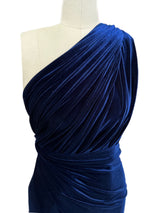 Stretch Velvet Navy