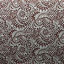 Traditional Tattoo Polynesian Chambray Cotton Polyester Fabric - Denim Look, Black, Maroon Oak, Blue, 58/60" Width (1 Yard)