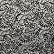 Traditional Tattoo Polynesian Chambray Fabric - Denim Look, Black, Maroon Oak, Blue, 58/60" Width (1 Yard)