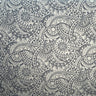 Traditional Tattoo Polynesian Chambray Cotton Polyester Fabric - Denim Look, Black, Maroon Oak, Blue, 58/60" Width (1 Yard)