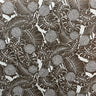 Cotton Polyester Chambray Denim Look Tropical Leaf Fabric