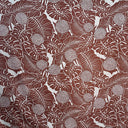 Durian Banana Monstera Leaves Chambray Fabric - Denim Look, 58/60" Width (1 Yard)