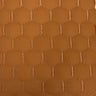 Honeycomb Hexagon Quilted Foam Backed Faux Leather Vinyl Fabric - Quilted Honeycomb Hexagon Pattern, 54" Width (1 Yard)