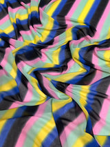 Printed Chiffon Rainbow Multi
