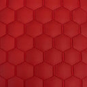 Honeycomb Quilted Faux Leather Vinyl Fabric 1/2" Thick, Foam Backing, 52/54” Wide, for Automotive & Furniture