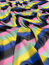 Printed Chiffon Rainbow Multi