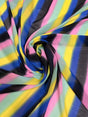 Printed Chiffon Rainbow Multi