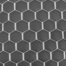 Honeycomb Hexagon Quilted Foam Backed Faux Leather Vinyl Fabric - Quilted Honeycomb Hexagon Pattern, 54" Width (1 Yard)