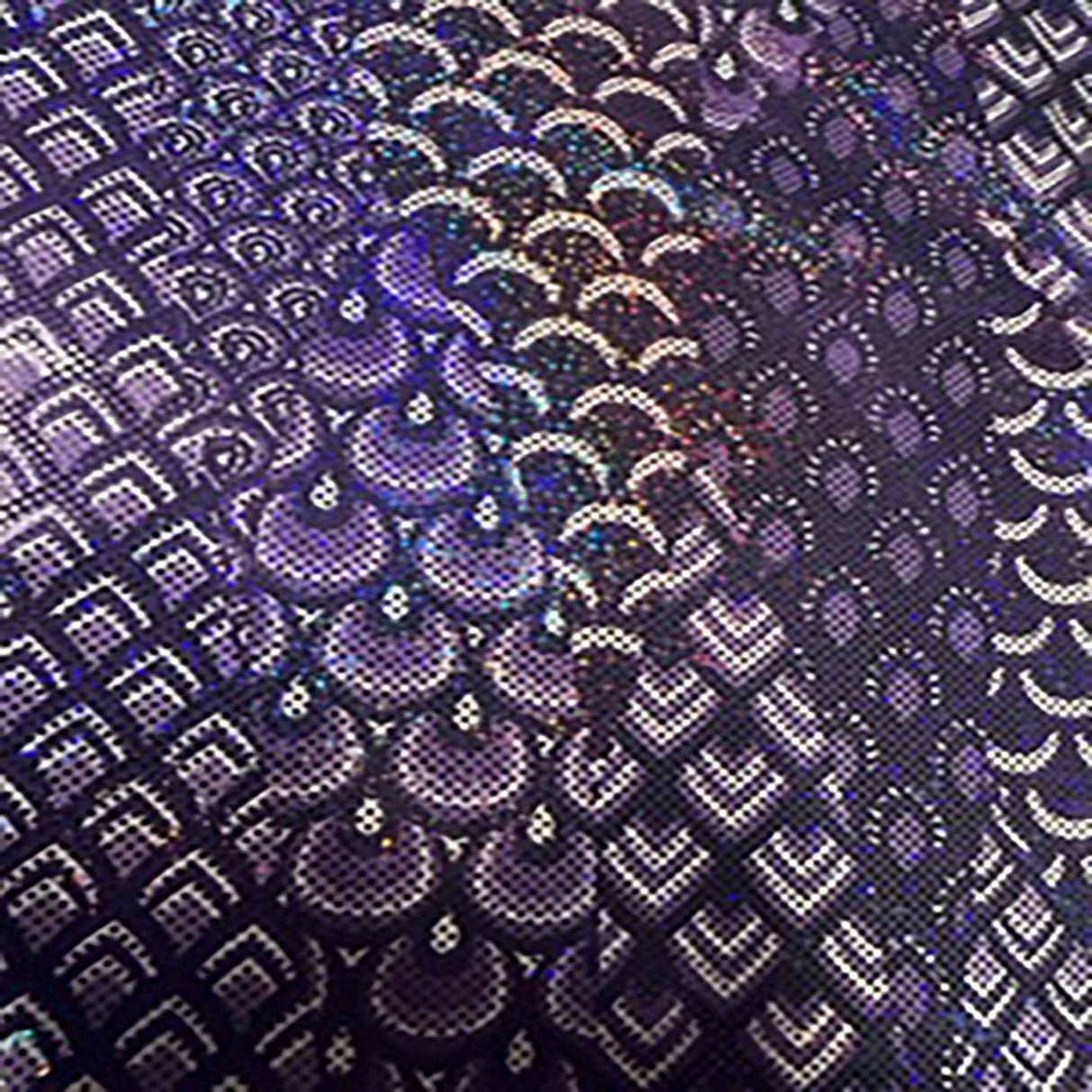 Nylon Spandex Mermaid Hologram Fabric 60"