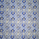 Traditional Tapa Hibiscus Cotton Fabric - Hibiscus Tapa Print, 36" X 45" (1 Yard)