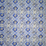 Traditional Tapa Hibiscus Cotton Fabric - Hibiscus Tapa Print, 36" X 45" (1 Yard)