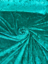 Stretch Crushed Velvet Jade