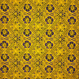 Traditional Tapa Hibiscus Cotton Fabric - Hibiscus Tapa Print, 36" X 45" (1 Yard)