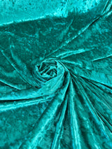 Stretch Crushed Velvet Jade