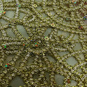 Polyester Spider Web Chemical Lace Fabric 50"