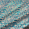 Star Tapa Shine Polyester Foil Fabric - Polynesian Tapa Print, 36" Width (1 Yard)
