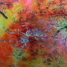 Stretch Polyester Spandex Tie-Dye Velvet Fabric 60"