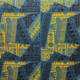 Cotton Fabric Traditional Tattoo Geometric Print