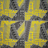 Cotton Fabric Traditional Tattoo Geometric Print