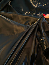 Liquid Bridal Satin Black