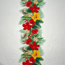 Tropical Flowers Middle Border Peachskin Fabric - Tropical Floral Border Print, 44" Width (1 Yard)