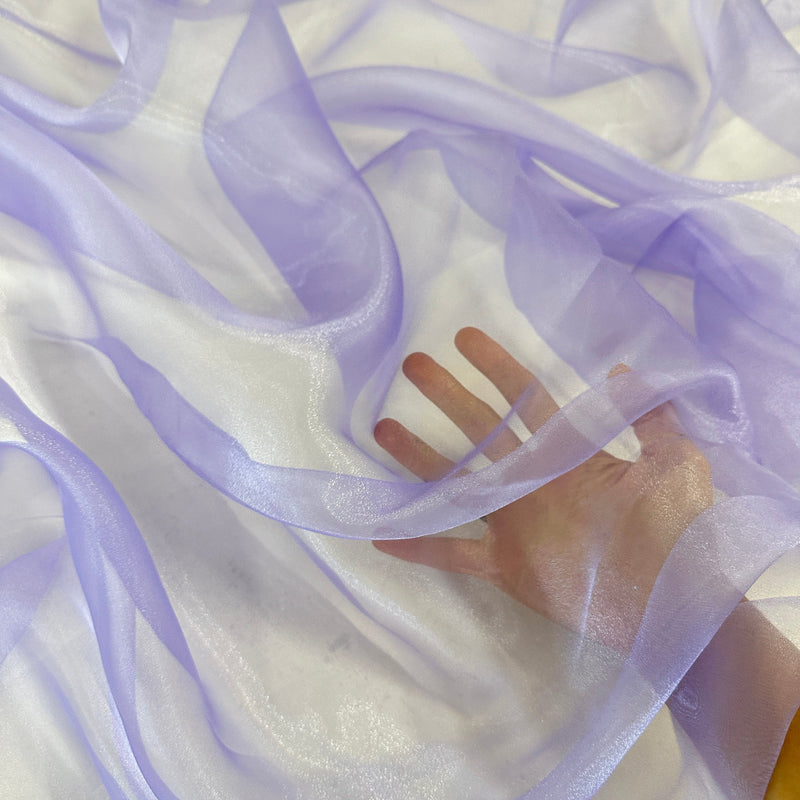 Lilac Crystal Organza