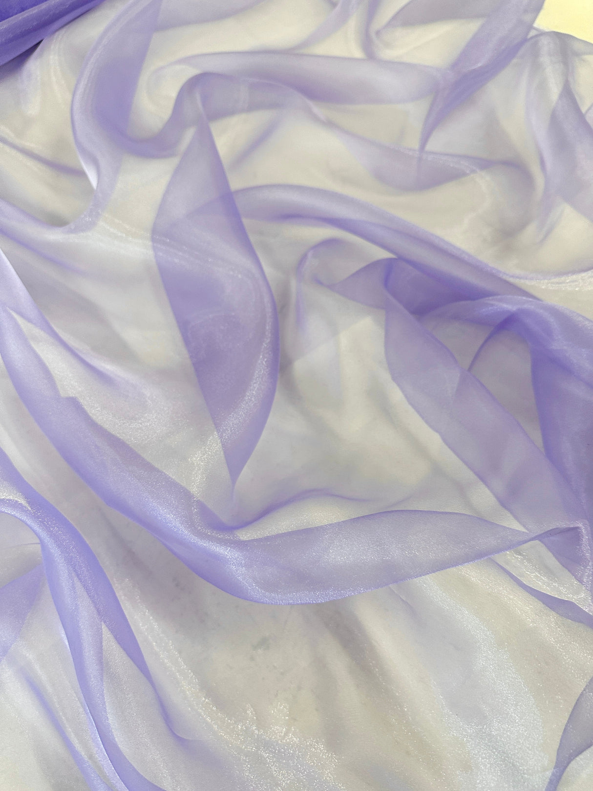 Lilac Crystal Organza
