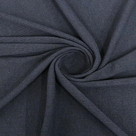 Stripe Hacci Sweat Knit Polyester Rayon Spandex Fabric - Stripe, 58" Width, 4-Way Stretch, 240 GSM (1 Yard)