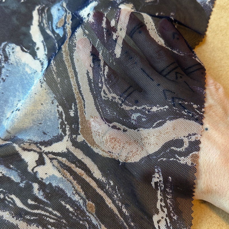 Power Mesh Black Marble