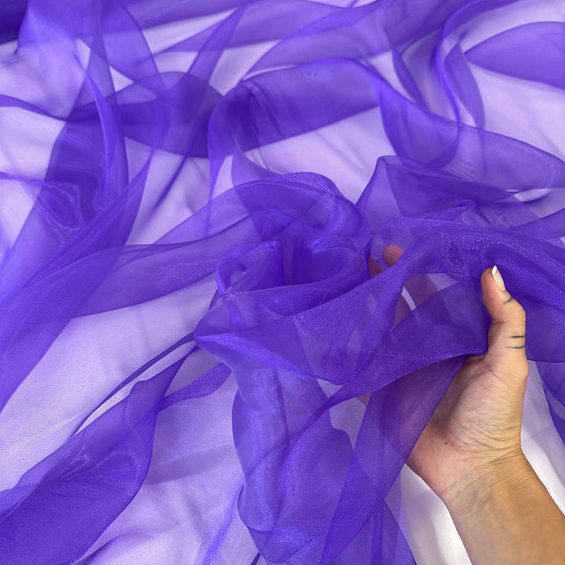 Purple Crystal Organza