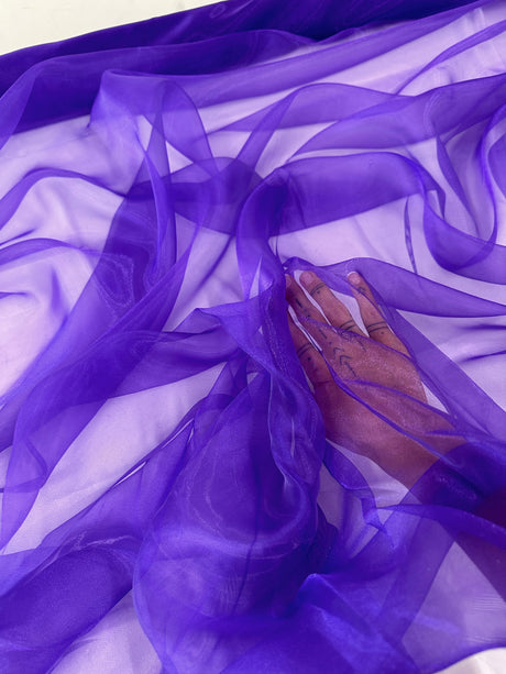 Purple Crystal Organza