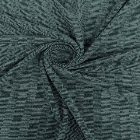 Hacci Sweat Knit Fabric Stripe 58" 4-Way Stretch