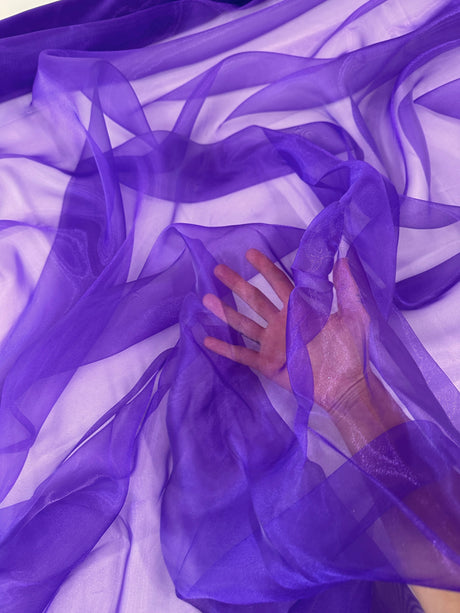 Purple Crystal Organza