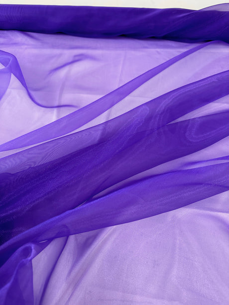 Purple Crystal Organza