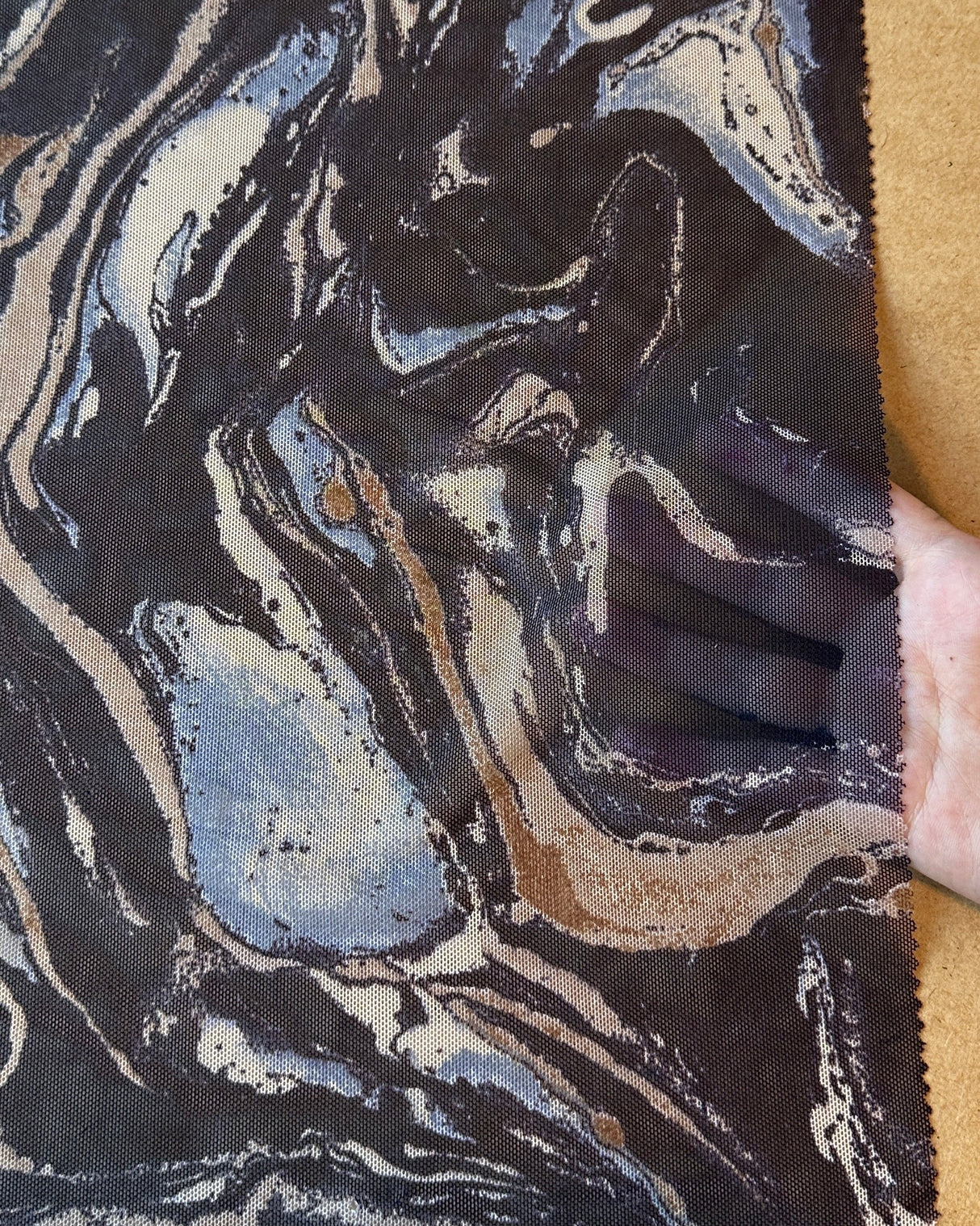 Power Mesh Black Marble