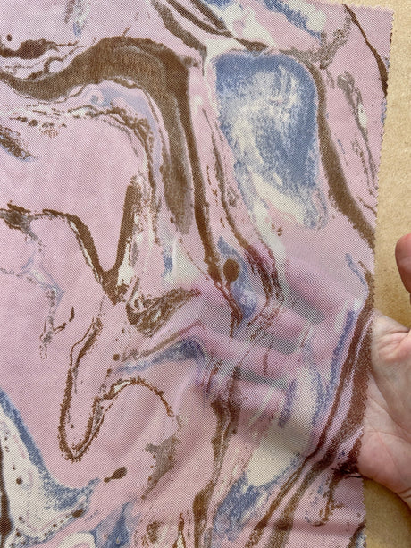 Power Mesh Blush Pink Marble