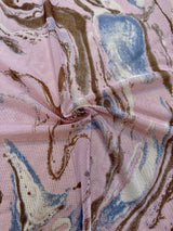 Power Mesh Blush Pink Marble