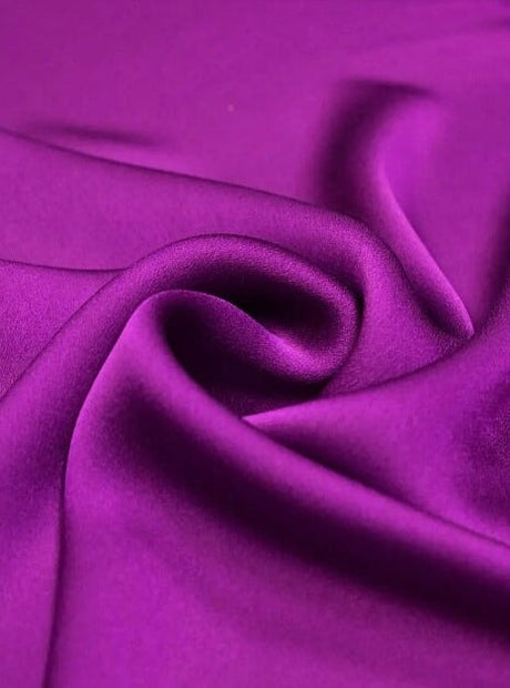 Magenta Stretch Satin