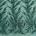Stretch Sequins Fabric Floral Leaf Mesh
