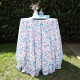 Round Scuba Tablecloth 120" Maze Wrinkle-Free