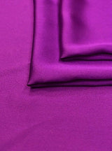 Magenta Stretch Satin