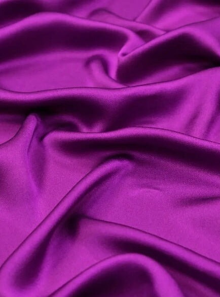 Magenta Stretch Satin