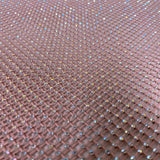 Rhinestone Fishnet Lace Fabric