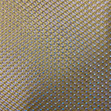 Rhinestone Fishnet Lace Fabric