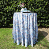 Round Scuba Tablecloth 120" Dusty Blue