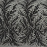 Ariba Floral Leaf Stretch Sequins Fabric - Nylon Spandex Mesh Fabric, 4-Way Stretch, 60" Width, 52" Sequins Width (1 Yard)