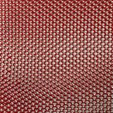 Rhinestone Fishnet Lace Fabric