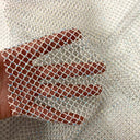 Rhinestone Fishnet Lace Fabric